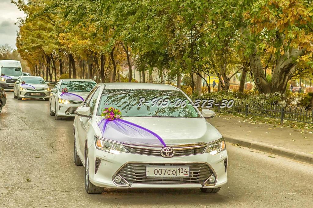 Самый популярный свадебный кортеж в Волгограде из автомобилей Toyota Camry new! Комфорт и надежность для Вас!