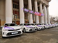 Самый популярный свадебный кортеж в Волгограде - кортеж из автомобилей марки Toyota. НОВЫЕ машины ПОВЫШЕННОГО комфорта для Вашей свадьбы!